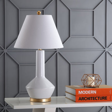 Copenhagen 29" Ceramic/Metal LED Table Lamp - JONATHAN Y